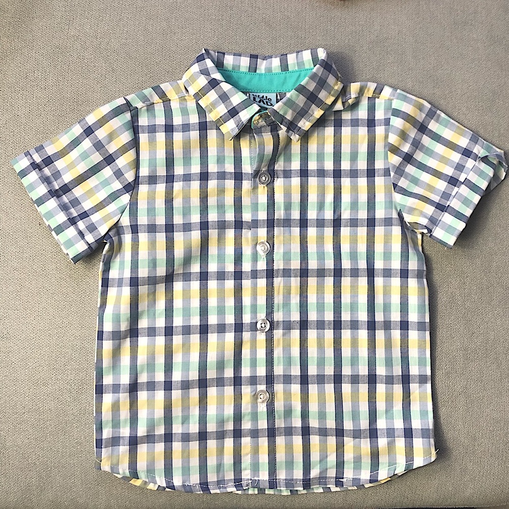 Multi color button down shirt from Carter’s